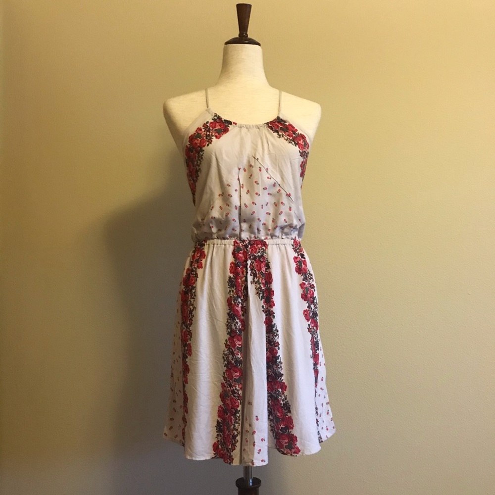 FREE PEOPLE floral dress with pockets, Sz S, NWOT